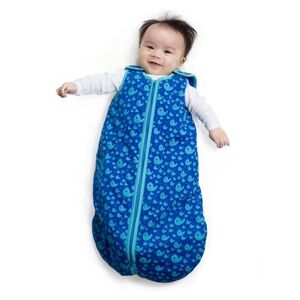 Baby Deedee Sleep Nest Tee in Playful Whales